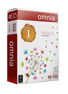 Buy Omnia A4 Copy Paper 80 gm 500 Paper 5 Packs in Egypt