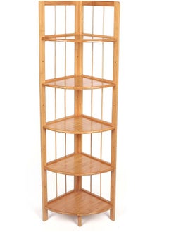 Buy 5 Tire Wood Corner Shelf in UAE