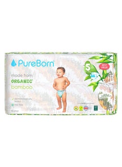 Buy Organic Bamboo Size 5 Diapers 11-18 Kg 88 Count in UAE