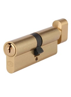 Buy Brass Thumbturn Cylinder Lock Set 80 x 33 x 17mm in UAE