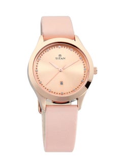 اشتري Leather Analog Wrist Watch 2570WL01 في الامارات