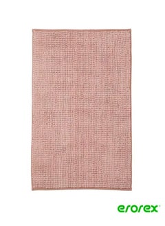 Buy Bath mat light pink 50x80 cm in Saudi Arabia