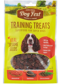 Buy Training Treats Veal And Sesame Seeds For Dogs 90g in UAE