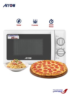 Buy Arrow 20L Mechanical microwave oven, 700W, 5microwave power levels | RO-20MW in Saudi Arabia