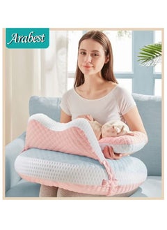 Buy Nursing Pillow for Breastfeeding, Multi-Functional Original Plus Size Breastfeeding Pillows Give Mom and Baby More Support with Removable Cotton Cover in Saudi Arabia