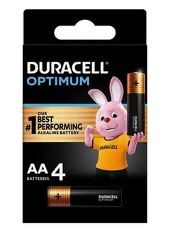 Buy Optimum AA Alkaline 4 Batteries in Saudi Arabia