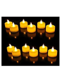 Buy 12-Piece Smokeless Electronic LED Candle Set in UAE