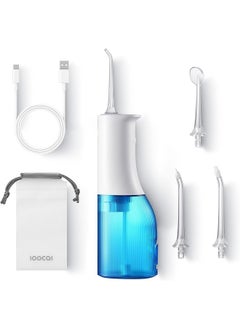 اشتري Oocas Water Flosser Water Pick: For Teeth Cleaning Cordless With 7 Cleaning Solutions 4 Nozzles Ipx7 Waterproof And Rechargeable For Travel And Home Use (W3 Prem) في الامارات