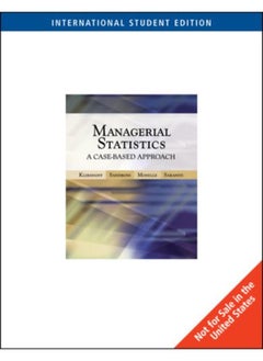 Buy Managerial Statistics: AND Harvard Cases: A Case-based Approach in Egypt