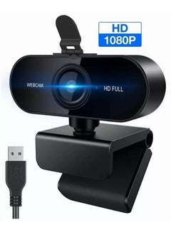 اشتري كاميرا ويب USB كاملة الوضوح 1080 بكسل بث مباشر مع ميكروفون في الامارات