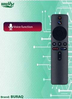 اشتري M Miaoyan For Xiaomi Tv Remote Control Bluetooth Voice International Version Projector Tv Box Black في السعودية