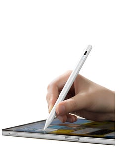 اشتري Charging Stylus Pen for iPad Pencil,Stylus Pencil with Palm Rejection and Tilting Detection Compatible with (2018-2022) iPad Pro,iPad Air 3rd/4th Gen,iPad 6/7/8th Gen,iPad Mini 5th Gen WHITE في الامارات