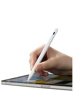 اشتري Charging Stylus Pen for iPad Pencil,Stylus Pencil with Palm Rejection and Tilting Detection Compatible with (2018-2022) iPad Pro,iPad Air 3rd/4th Gen,iPad 6/7/8th Gen,iPad Mini 5th Gen WHITE في الامارات