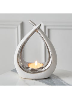 اشتري Castil Ceramic Candle Holder 13 x 17 x 6 cm في السعودية