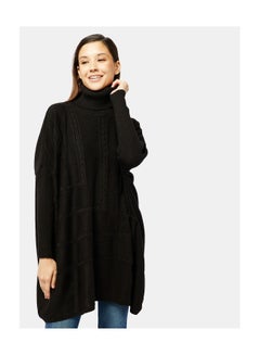 Buy Women's long and wide high neck pullover in Egypt