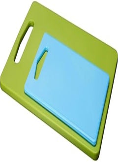 Buy Ikea BERGTUNGA Plastic Chopping Board (Green, Blue) - Set of 2 in Egypt