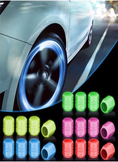 Buy Fluorescent Tire Valve Stem Caps，20 Pcs Glow in the Dark Tire Valve CoversFluorescent Tire Valve Stem Caps Tire Valve Caps for Car, Truck, SUV, Motorcycles, Bike (5 Colors) in UAE