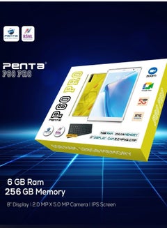 اشتري تاب Penta 5G Wi-Fi P60 pro مع لوحة مفاتيح وذاكرة الوصول العشوائي (RAM) سعة 6 جيجابايت وذاكرة سعة 256 جيجابايت في الامارات