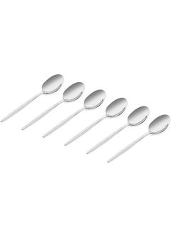 اشتري Vexana 6-Piece Tea Spoon Set, Silver - 15 cm في الامارات