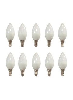 اشتري Everstar Set Of 10 Candle LED Bulb 6 Watt Warm Light في مصر