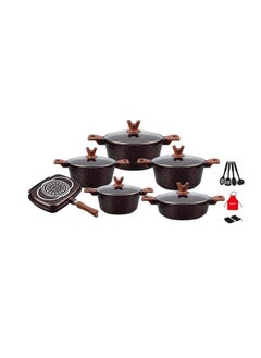 Buy 19Pcs Granite Cookware Set 9000 in UAE