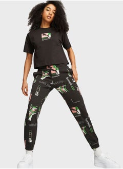 Buy Classics Brand Love Aop Sweatpants in Saudi Arabia