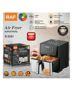 Buy Digital fryer, 9 liters, 2 drawers - R.5262 - RAF - 1700 watts in Egypt