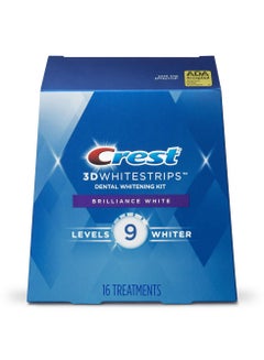 اشتري Crest 3D Whitestrips Brilliance White Teeth Whitening Kit, 32 Strips في الامارات