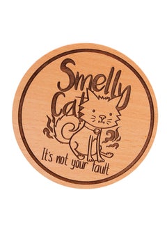 Buy Laser Crafts Smelly Cat Coaster Wood in Egypt