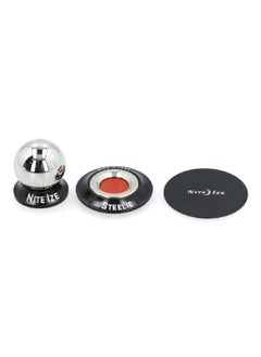 Buy Dashboard Steelie Car Mount Orbiter Magnetic Socket Kit Black and Silver 6.4 x 1.3 x 4.1 Inch STODK-01-R8 in Saudi Arabia