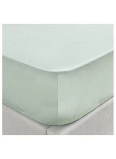 اشتري Eternity Cotton Percale 325 Thread Count Full Fitted Sheet - 120x200 cm في السعودية