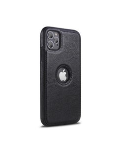 Buy iPhone 11 pro Max Case Luxury Vintage Premium Leather Back Cover Soft Protective Mobile Phone Case for iPhone 11 pro max 6.5" Black in Saudi Arabia