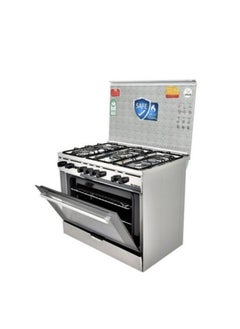 اشتري Fresh Egyptian Gas Oven with 5 Burners, 60x90 cm, Durable Stainless Steel Design - Safety and Performance Combined! في السعودية