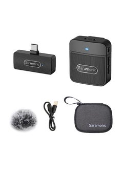 اشتري Saramonic Wireless Microphone Blink100 B5 Wireless Clip Microphone Portable Transmitter and Receiver for Android Type C Smartphone Video Recording TikTok Live Steam YouTube Vlog Interview في الامارات