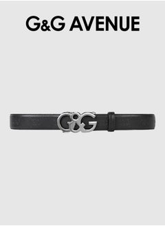 Buy Men's belt, belt, men's genuine leather formal belt, men's classic retro needle buckle belt, suitable for jeans, pants, formal, casual, denim, and workwear in Saudi Arabia