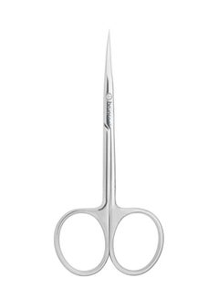 Buy Stainless Steel Point Cuticle Scissor curved cuticle & nail scissor for manicure pedicure for professional finger & toe nail care BSCS10 in UAE