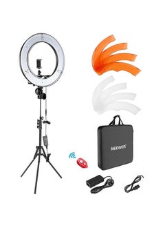 Buy NEEWER Ring Light Kit: 18"/48cm Outer 55W 5600K Dimmable LED Ring Light, Light Stand, Carrying Bag for Camera, Smartphone, YouTube, TikTok, Self Portrait Shooting, Black in UAE