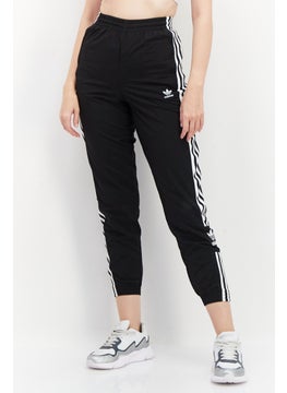 اشتري Women Sportswear Fit Brand Logo Track Pants, Black في الامارات