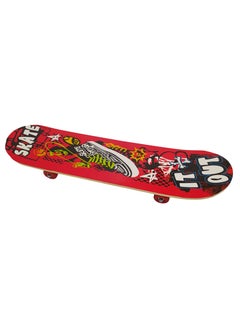 اشتري Skateboard By FunZz Size 79 X 20 Cm,Double Kick Concave Skate Board, Complete Skate Board Wood Outdoor Sports Longboards for Teens Adults Beginners Girls Boys Kids في السعودية