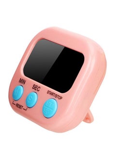 اشتري LCD Digital Kitchen Countdown Magnetic Timer Pink في السعودية