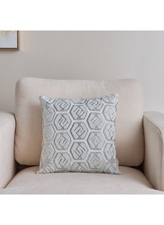 Buy Glitz Beaded Filled Cushion 40 x 40 cm in Saudi Arabia