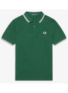 Buy Essential Logo Printed Polo Shirt Green in UAE