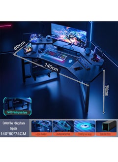 Buy Ergonomic Computer And Multifunctional Gaming Desk Table 140 cm in UAE