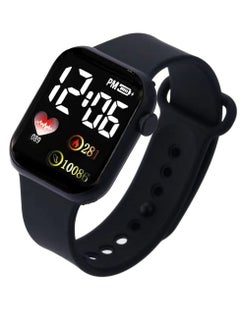 اشتري Waterproof Electronic Watch for Kids LED Precise Time Children Digital Watch Heart Print Adjustable Girls Boys Sport Watch Gifts في السعودية