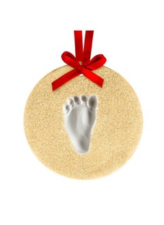 Buy Lil Peach Baby'S Print Handprint Or Footprint Ornament Kit Newborn Handprint Or Footprint Keepsake Baby'S First Gold Glitter in UAE