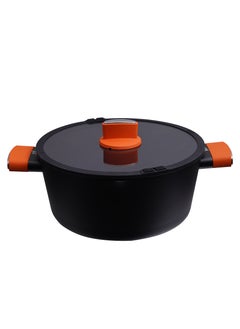 Buy Tefal non-stick saucepan with two handles and heat-resistant glass lid in Saudi Arabia