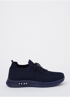 Buy Cobblerz Mens Lace-up Low Top Sneakers Dark Blue in Saudi Arabia