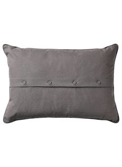 اشتري Cushion, white/grey, 40x58 cm في السعودية