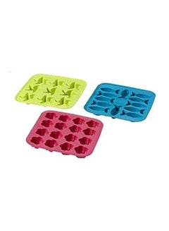 اشتري 3 Pcs Ice Cube Tray Multicolor في مصر