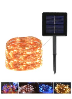 Buy Solar Copper Wire Light String Outdoor Waterproof Colored Light Festival Courtyard Lawn Decorative Light in Saudi Arabia